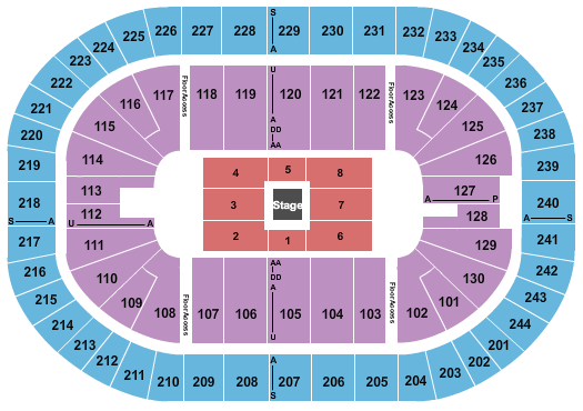 MVP Arena Shane Gillis Seating Chart